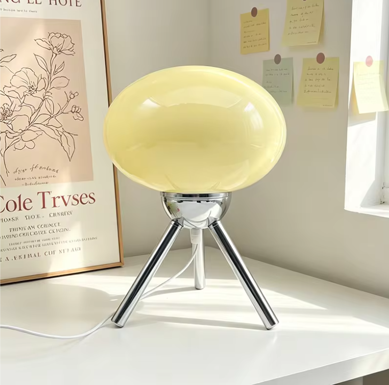 Bauhaus Table Lamps Cream