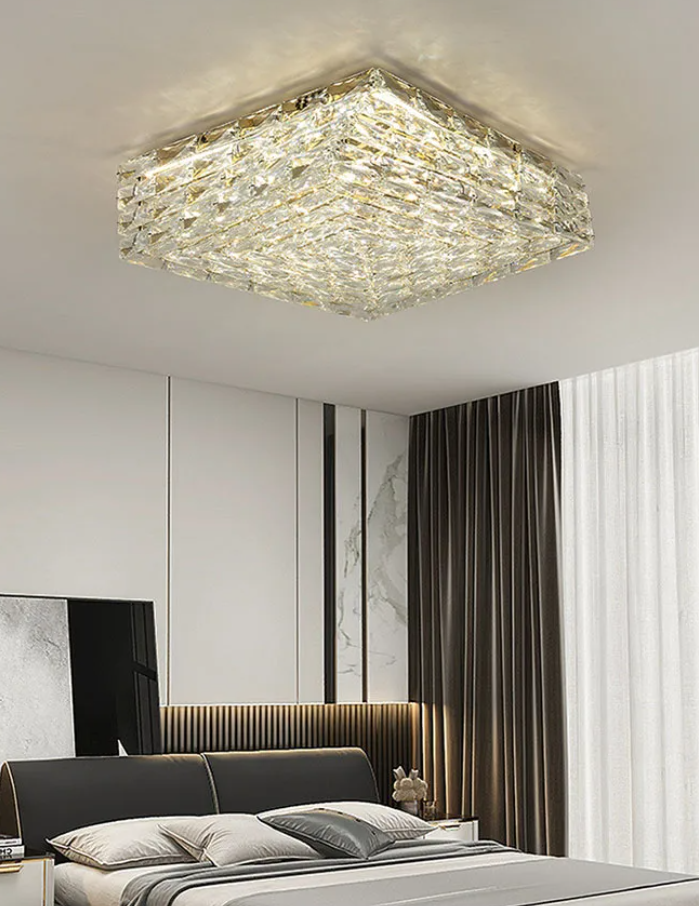 Bedroom Ceiling Lights Made Of Crystal