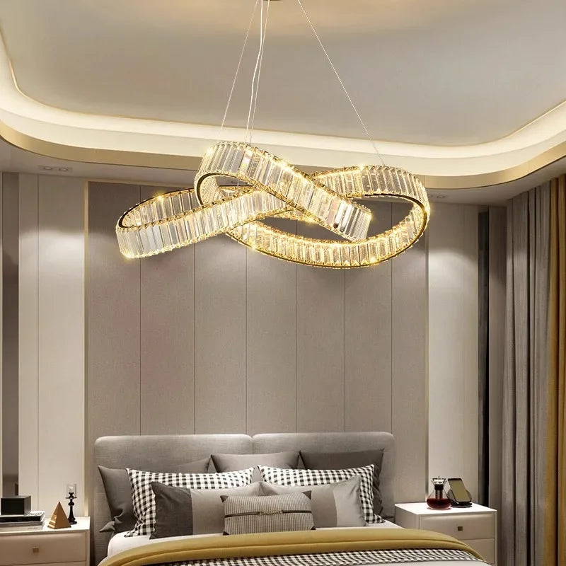 Crystal Pendant Light Bedroom