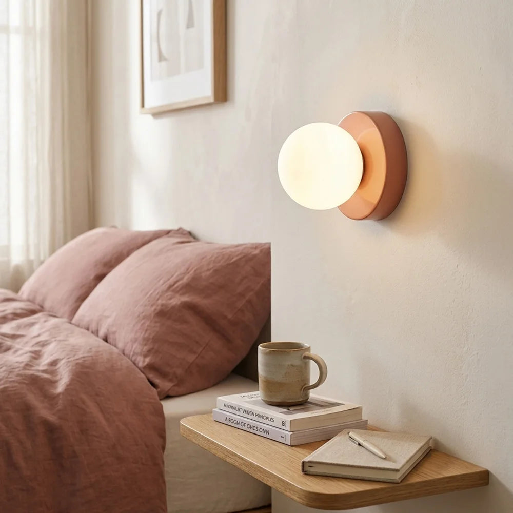 Bedroom Nordic Globe Wall Sconces
