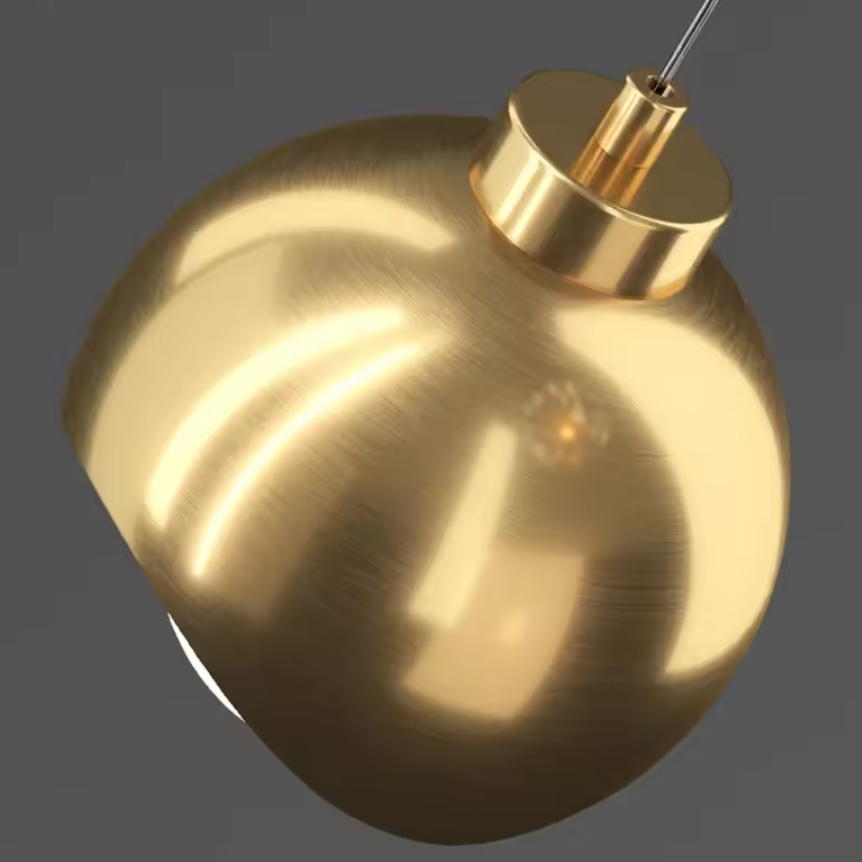 Gold Bedside Pendant Lights
