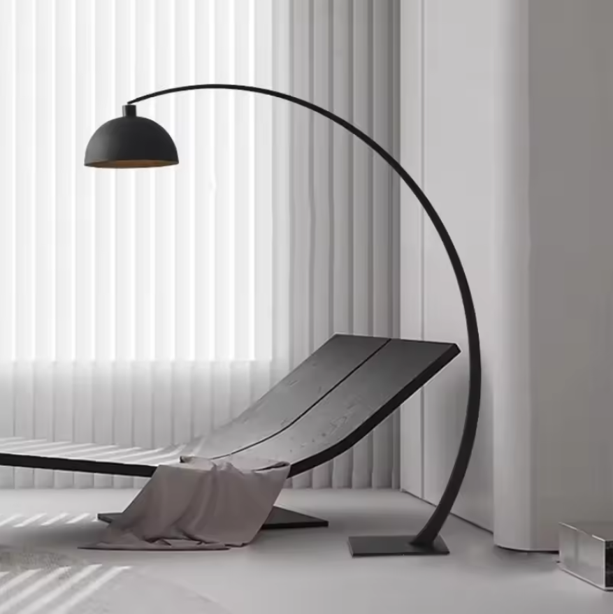 Black Arched Floor Lamp