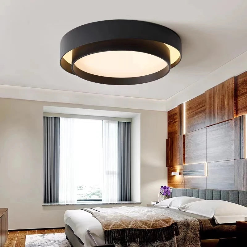 Black Ceiling Light for Living Room Kitchen Bedroom