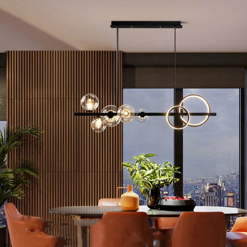 Black Ceiling Lights Chandelier For Kitchen Dining Area