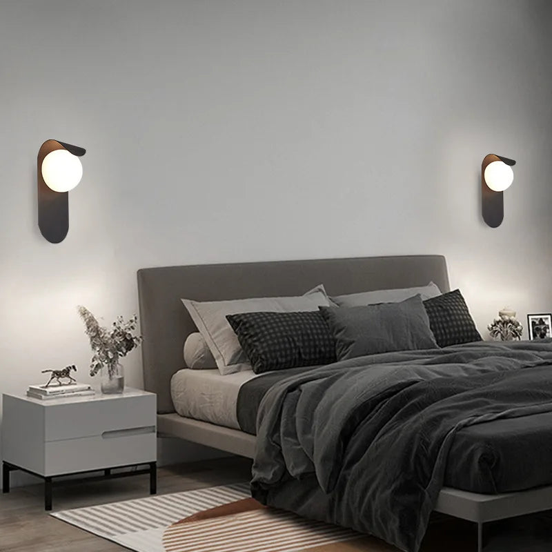 Black Curved Wall Sconces