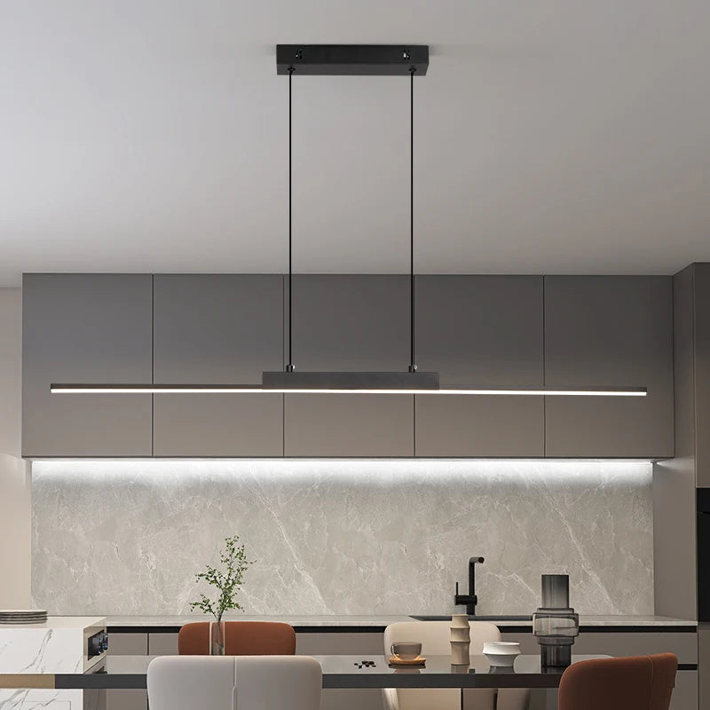 Black Modern Ceiling Light For Kitchen Dining Room