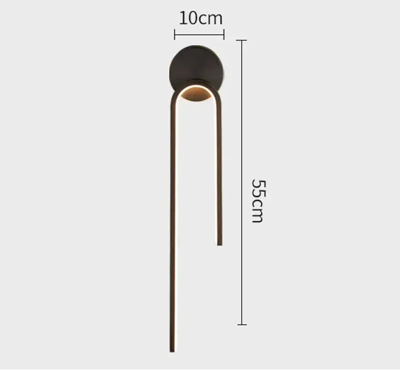 Modern Indoor Wall Lights Black