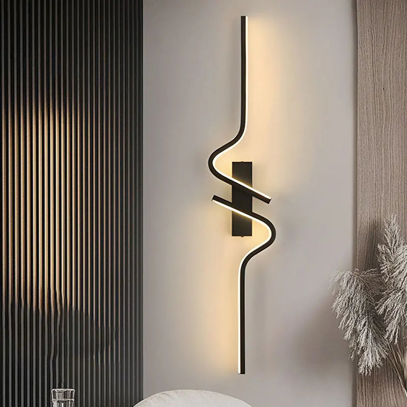 Black Modern LED Wall Lamp
