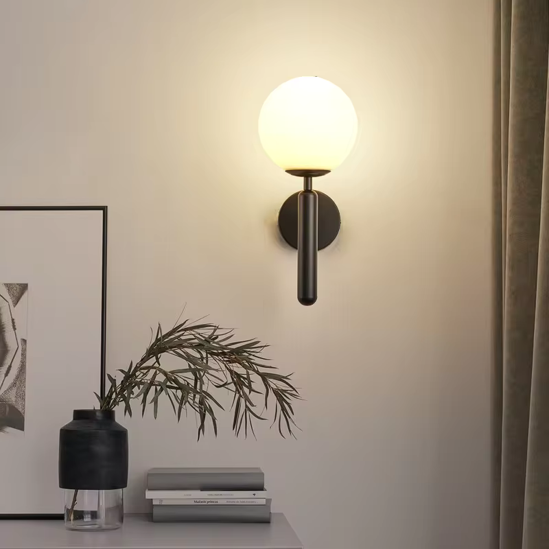 Black Modern Wall Light Sconce