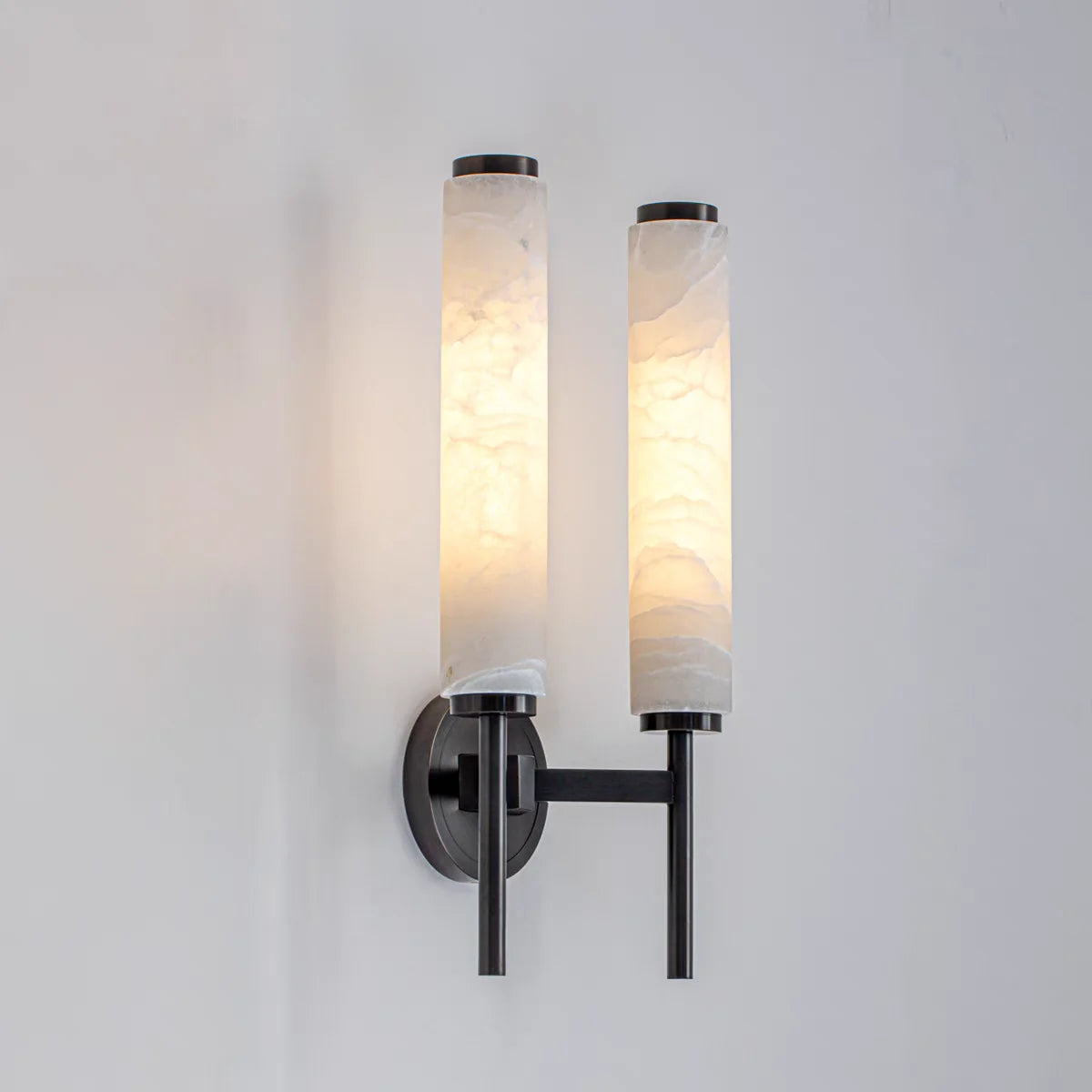 Black Natural Marble Wall Lights