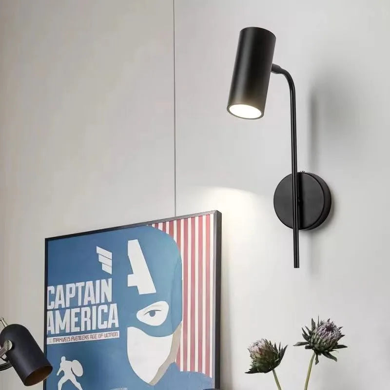 Black Rotatable LED Wall Lights