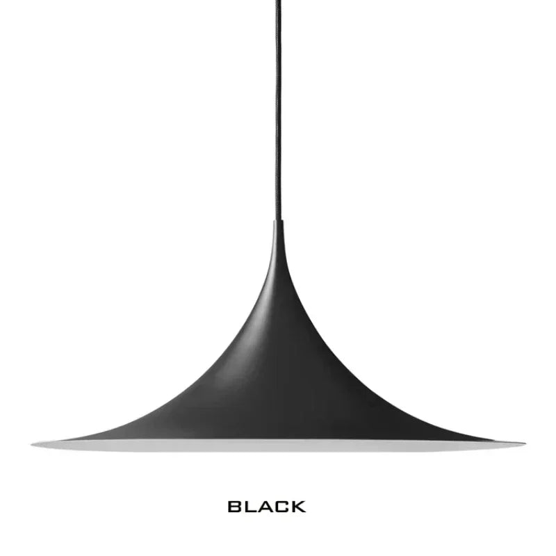 Scandinavian Design Hanging Pendant Lamp Black