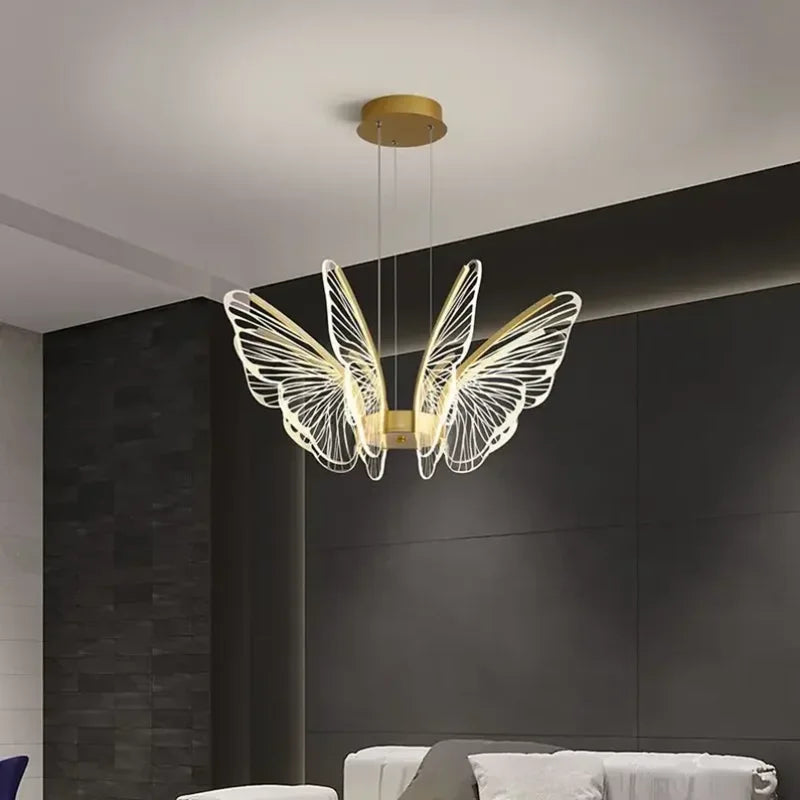 Butterfly Hanging Ceiling Light Living Room