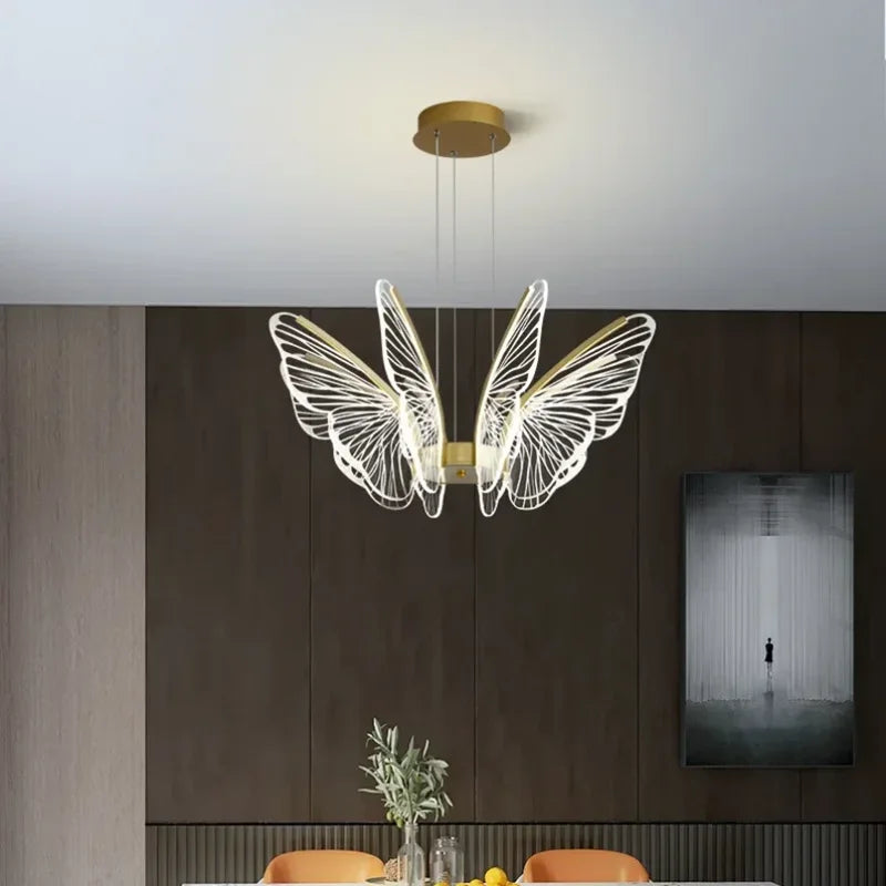 Butterfly Hanging Ceiling Light Living Room Bedroom