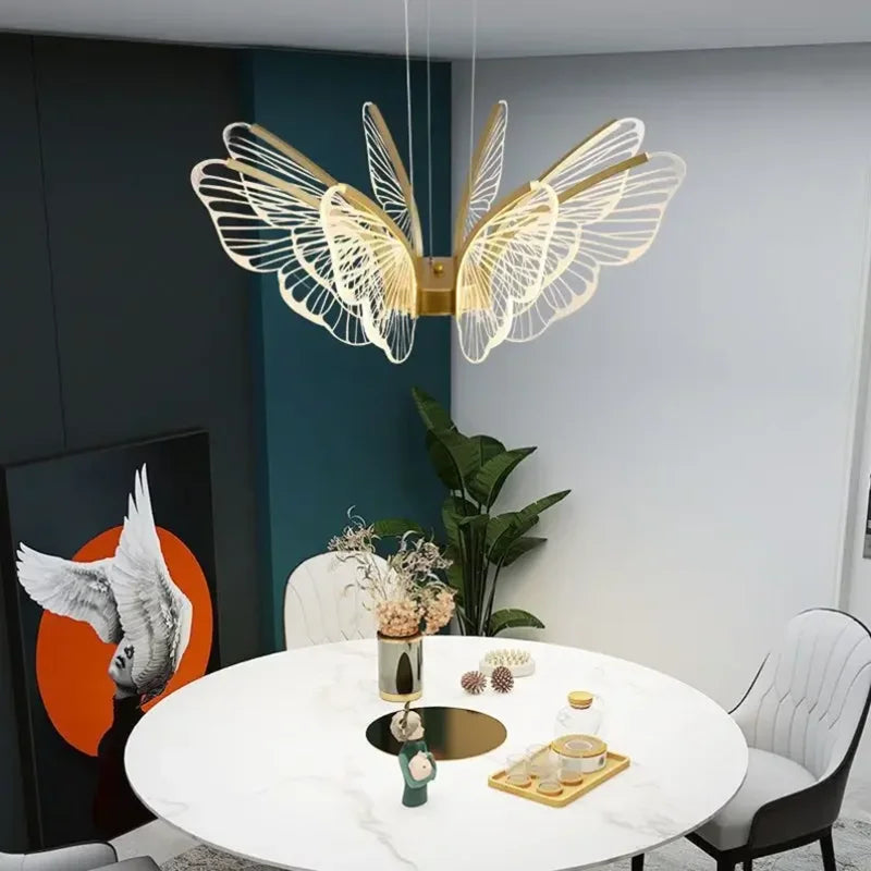 Butterfly Hanging Ceiling Light Dining Room Table