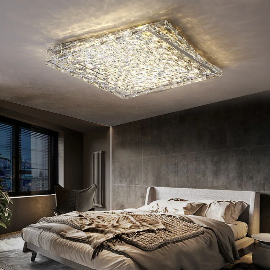 Ceiling Light Made Of Crystal
