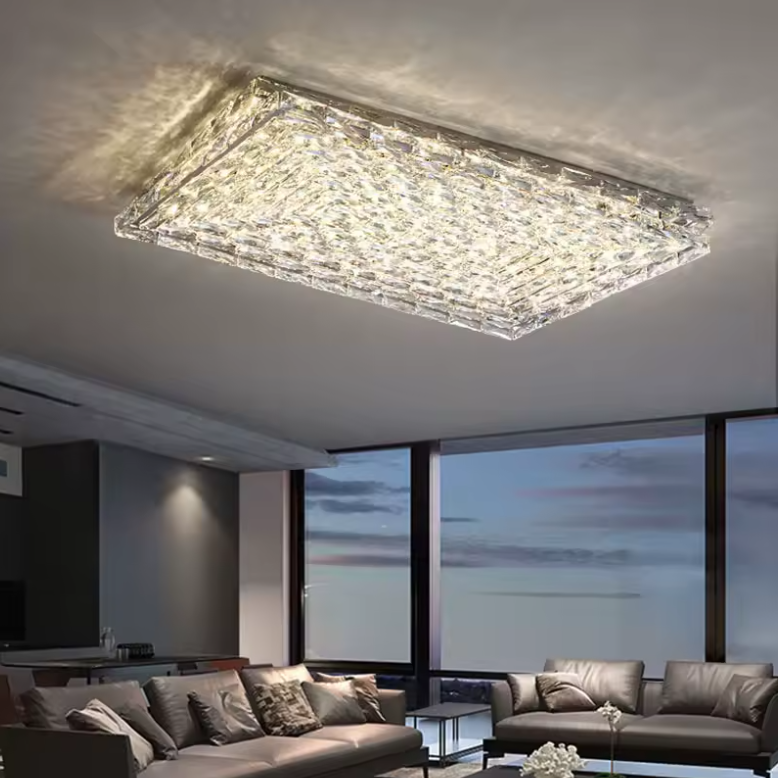 Ceiling Light Made Of Real Crystal