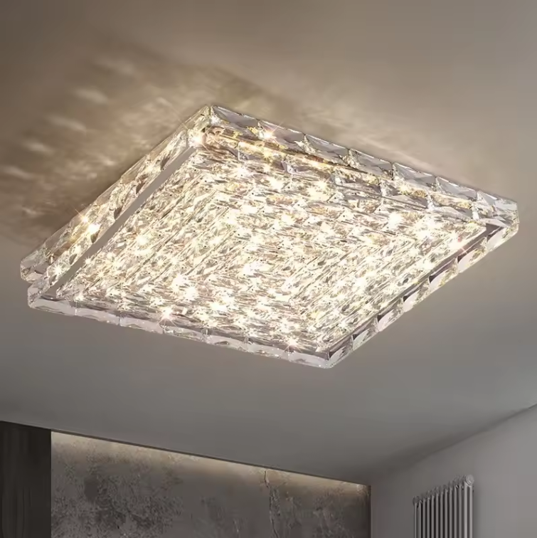 Ceiling Light Made Of Real Crystal Detail