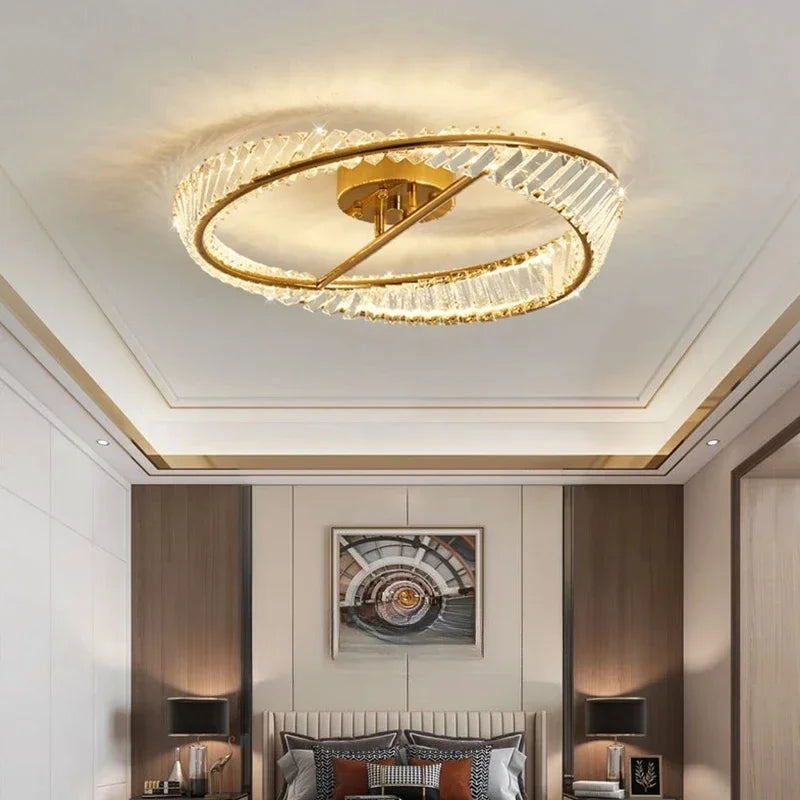 Bedroom Ceiling Lights With Crystal