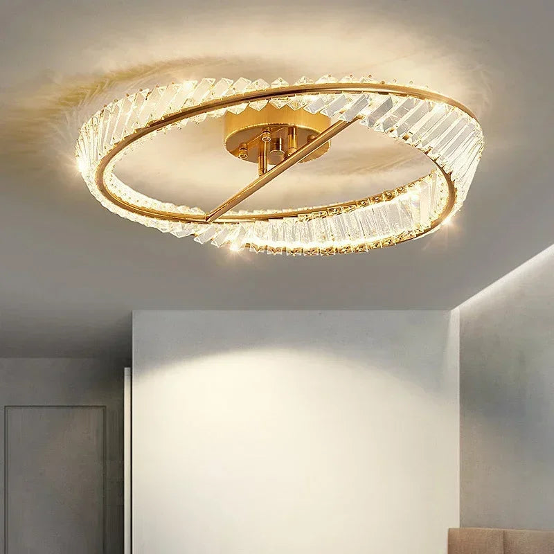 Ceiling Light With Crystal