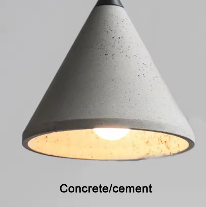 Cement Concrete Pendant Lampshade