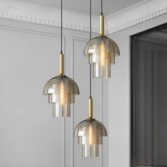 Champagne Glass Pendant Light