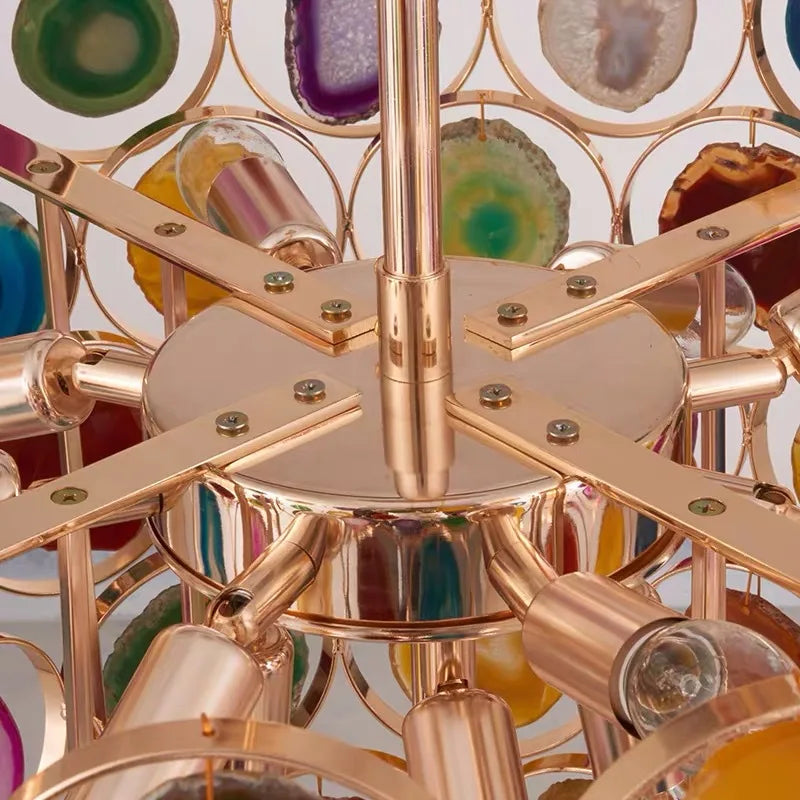 Chandelier With Agate Quartz