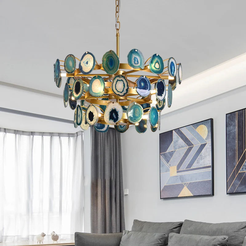 Chandeliers With Agate Quartz