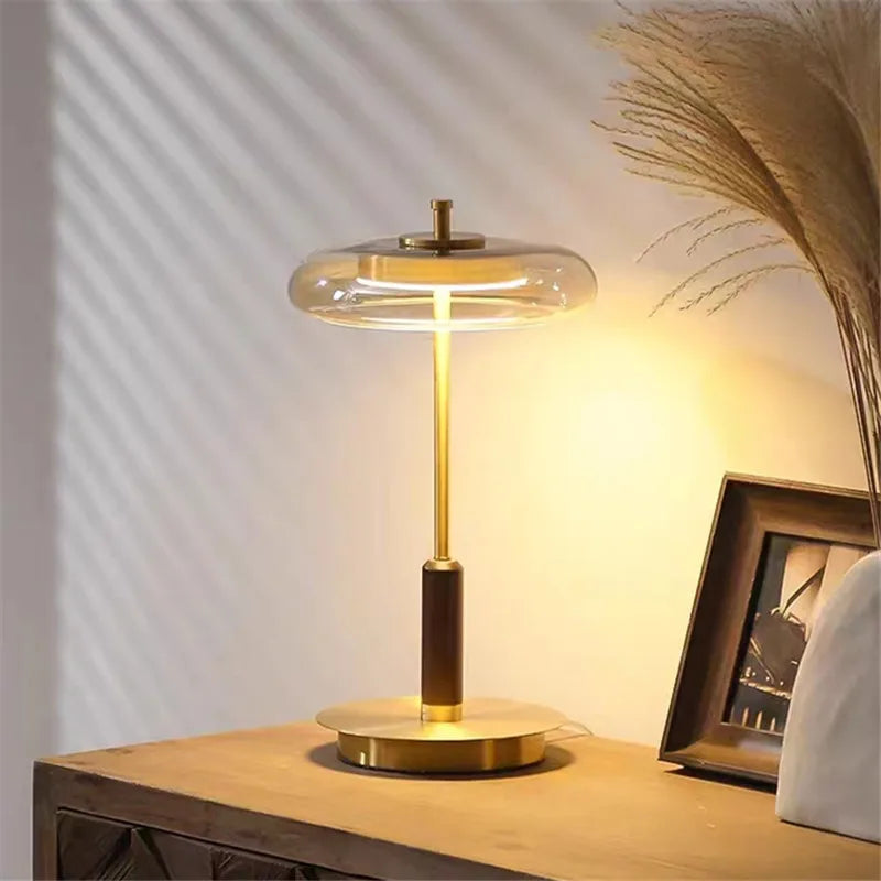 Chic Glass Table Lamp