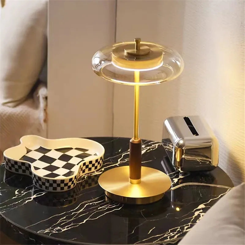 Chic Glass Table Lamps