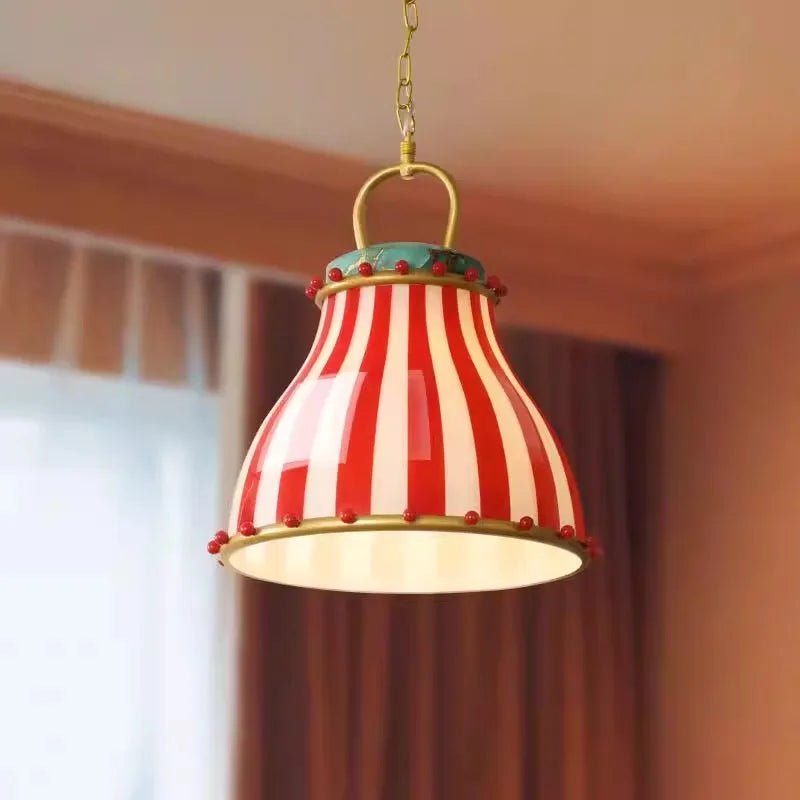 Colored Glass Pendant Light