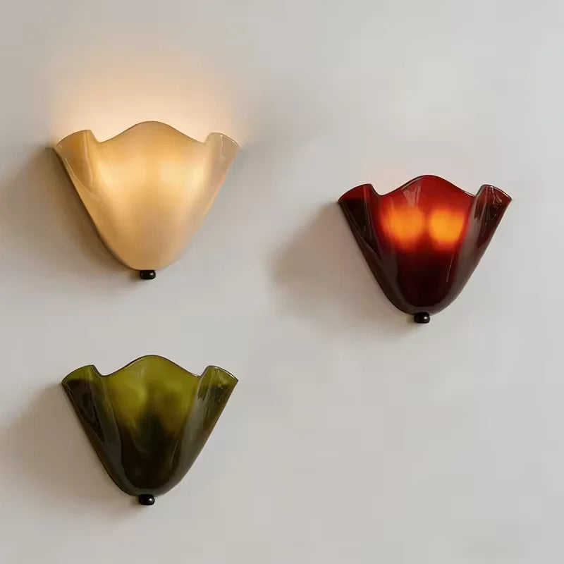 Colorful Berry Glass Wall Lamps