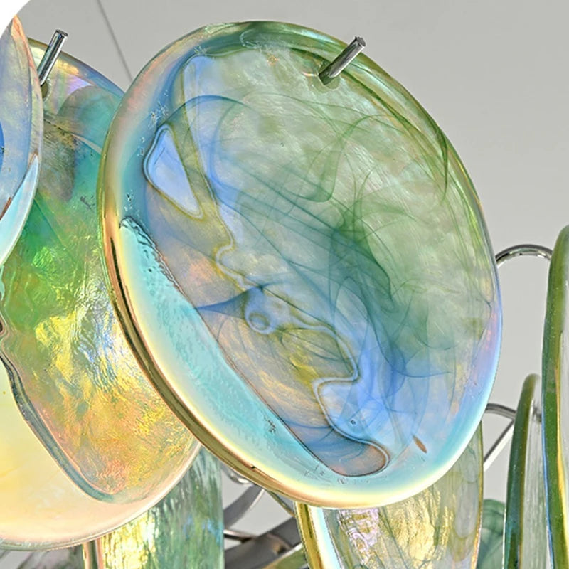 Colorful Green Murano Glass Ceiling Lights