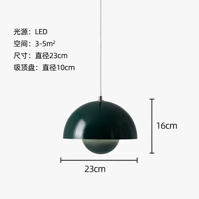 Colorful Pendant Lights green