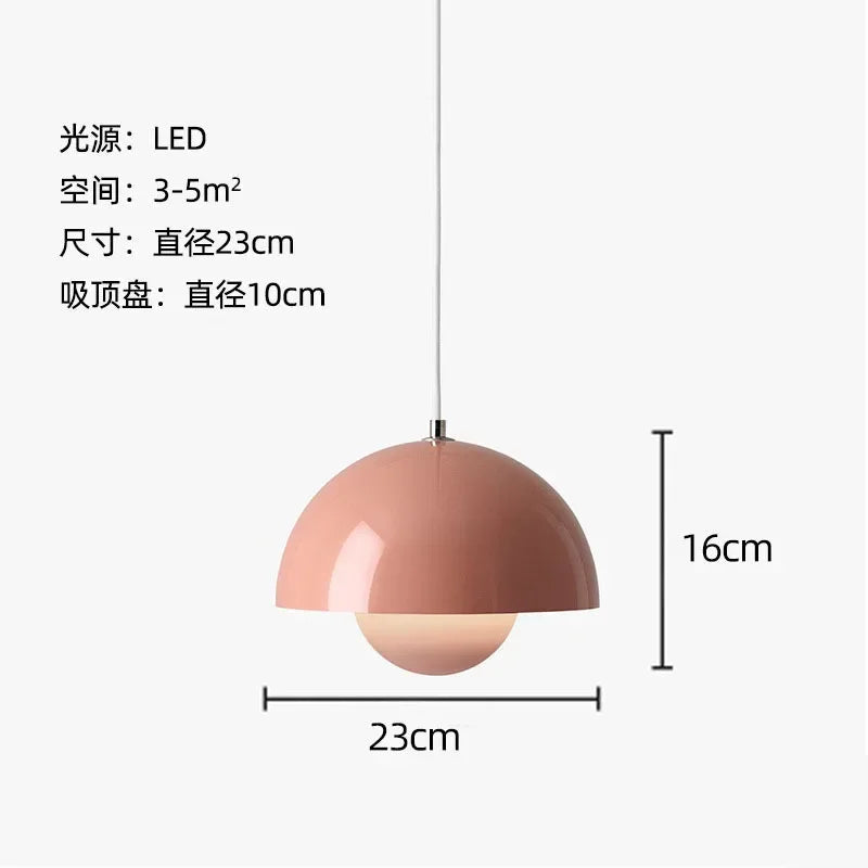 Colorful Pendant Lights pink