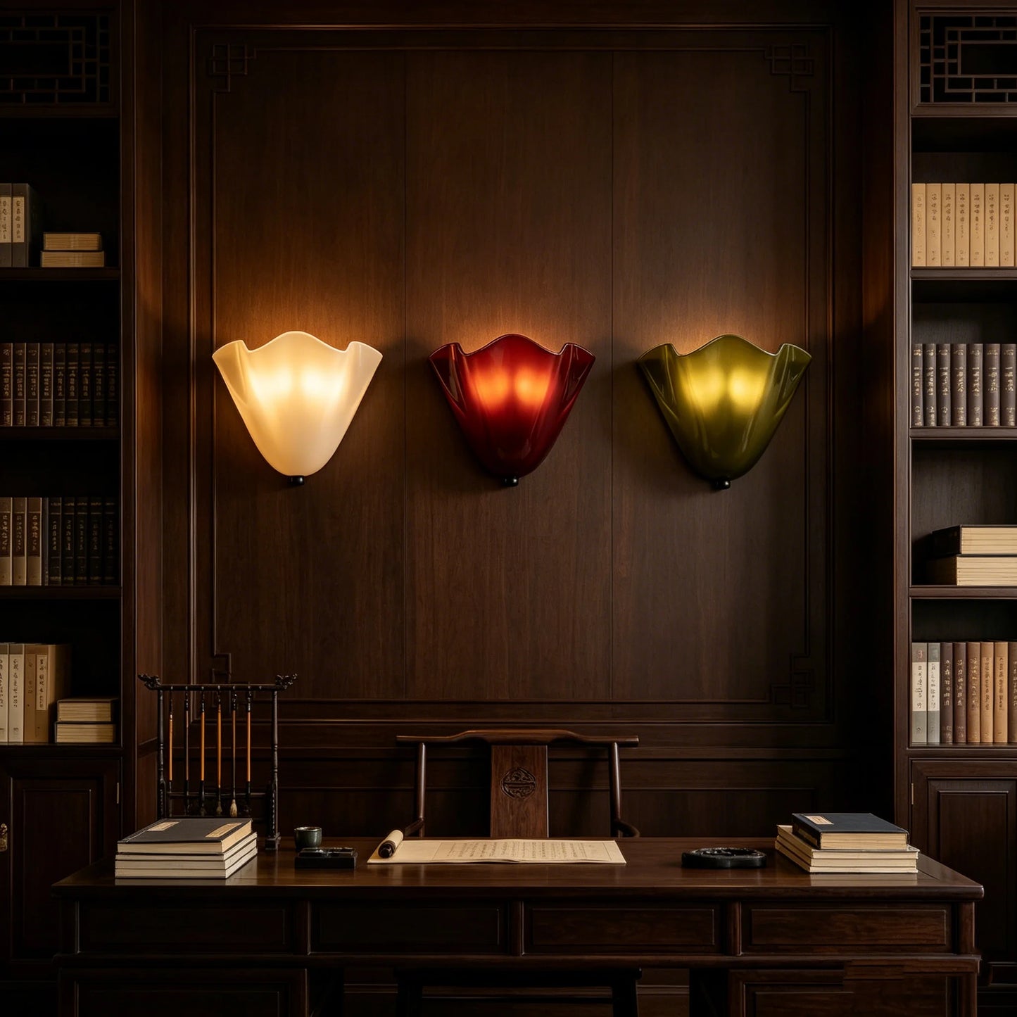 Colorful Retro Glass Wall Lamp