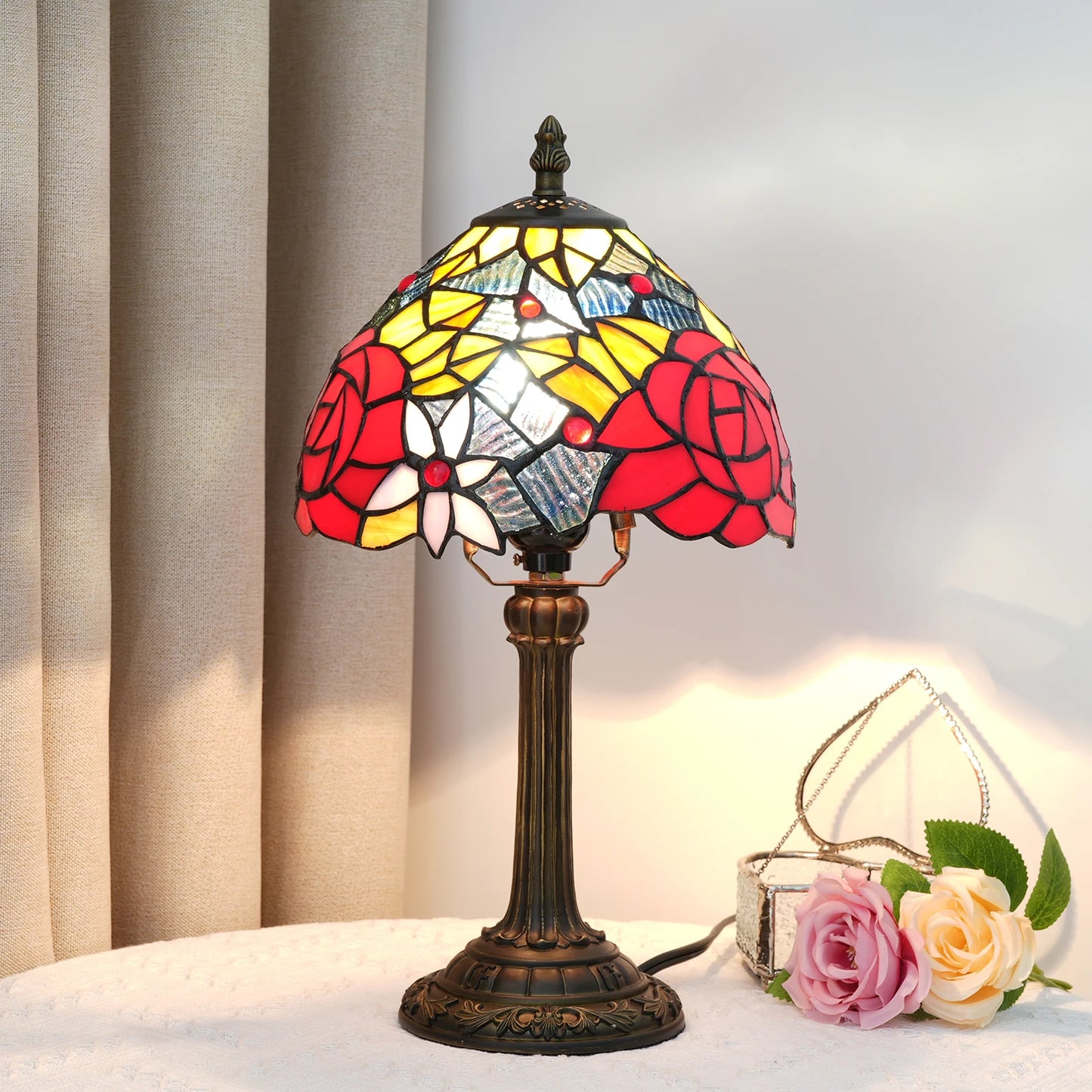 Colorful Tiffany Table Lamp