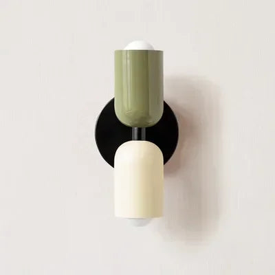 Colorful Wall Lamp green white