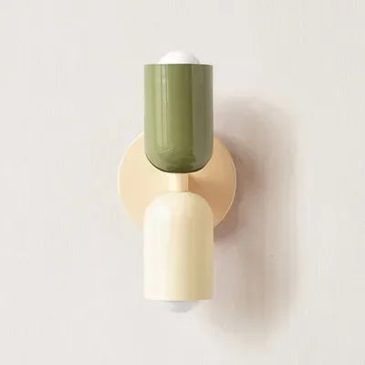 Colorful Wall Lamp white green