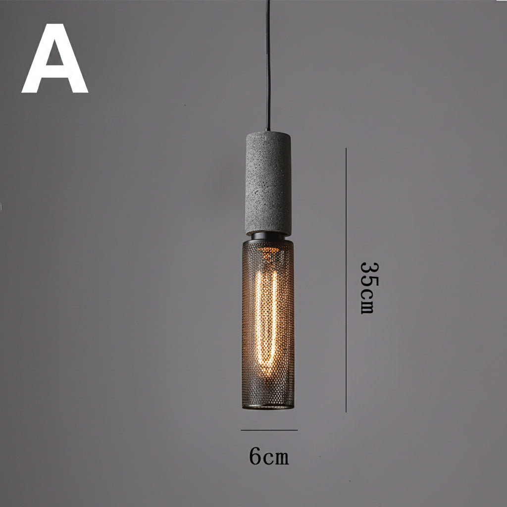 Concrete Pendant Light For Kitchen Island And Dining Room A