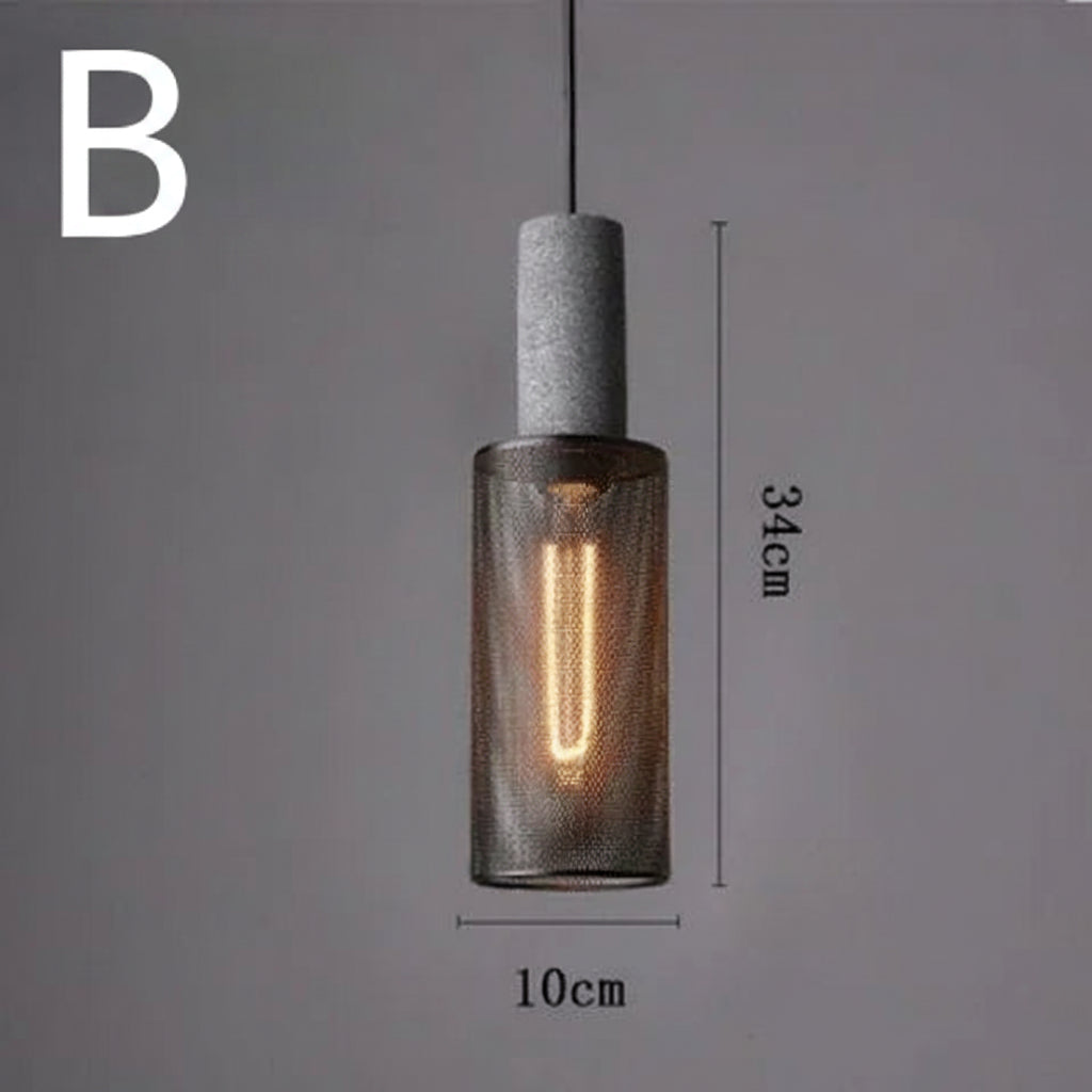 Concrete Pendant Light For Kitchen Island And Dining Room B