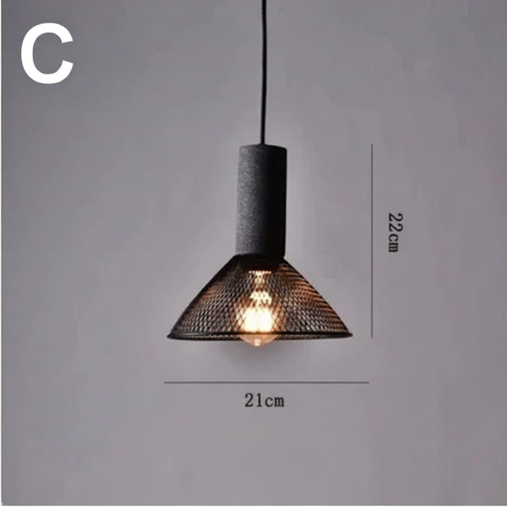 Concrete Pendant Light For Kitchen Island And Dining Room C