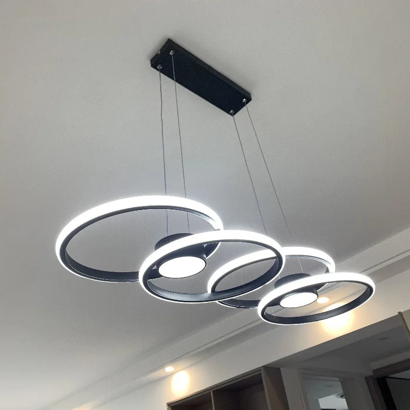 Black Contemporary Lighting Fixture
