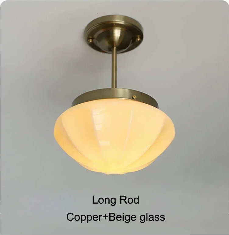 Copper Classic French Ceiling Light
