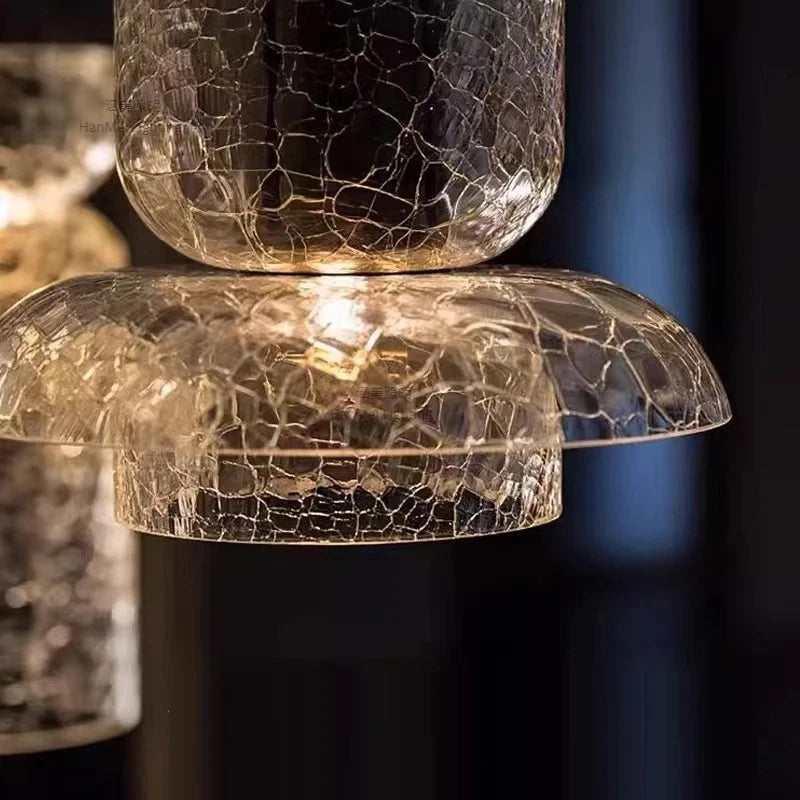 Cracked Glass Hanging Ceiling Lights