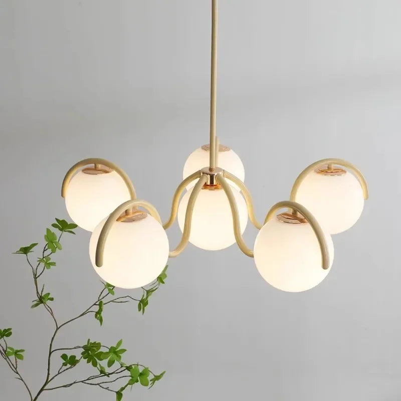 Cream French Magic Bean Ceiling Light