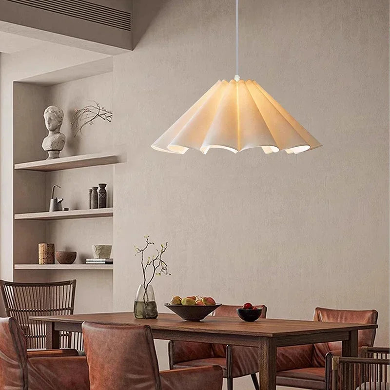 Cream Hanging Ceiling Lamp Dining Table