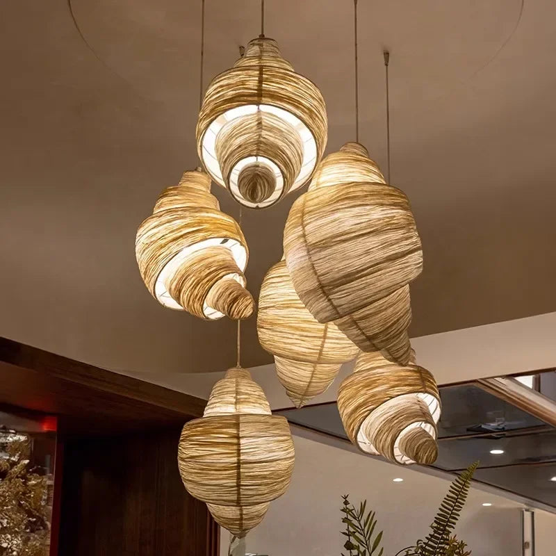 Croissant Shaped Pendant Lamps