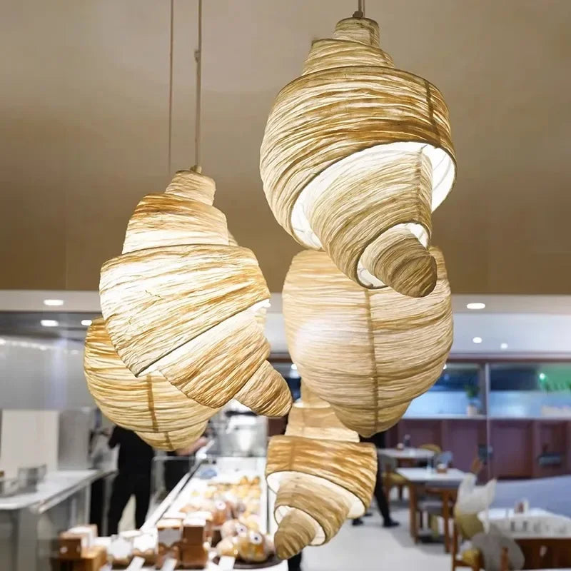 Croissant Shaped Pendant Light