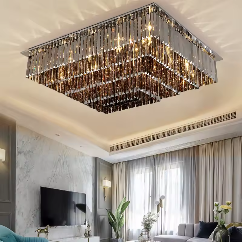 Crystal Ceiling Light Fixture